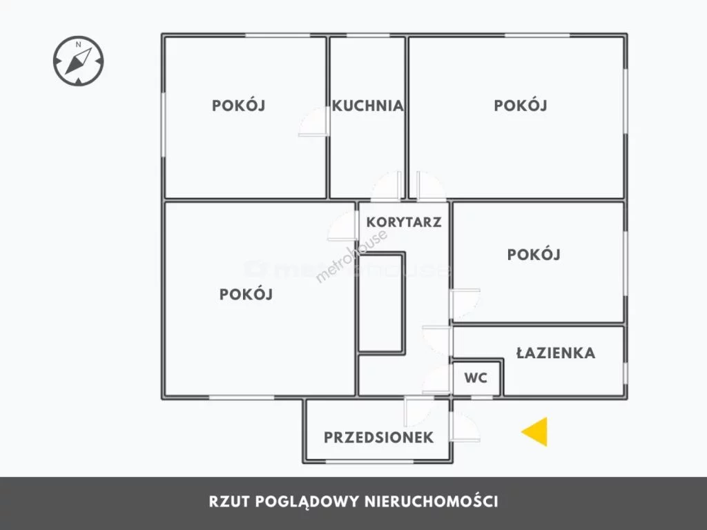 4 pokoje, mieszkanie 87,67 m², piętro 1, oferta nr , SMHIPE569, Kołobrzeg, Wiosenna