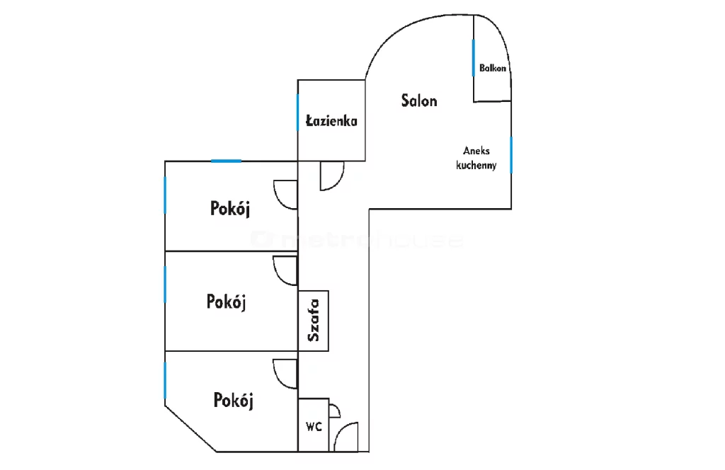 4 pokoje, mieszkanie 77,68 m², piętro 3, oferta nr , SMDEPI723, Szczecinek, Wodociągowa