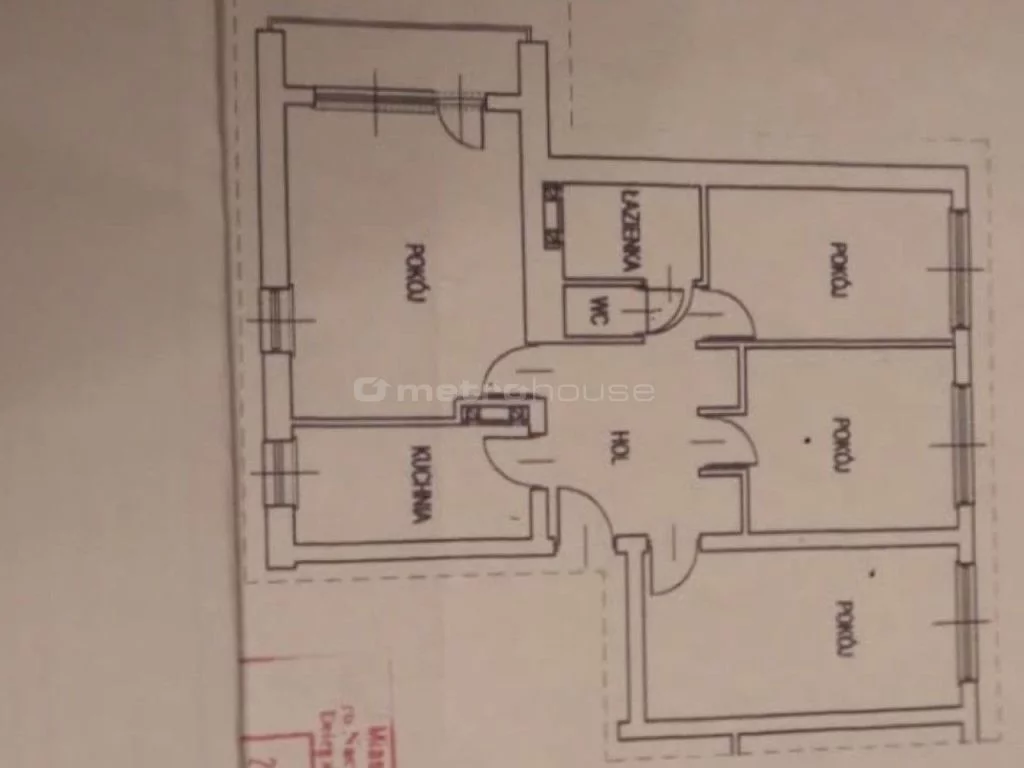 4 pokoje, mieszkanie 66,00 m², piętro 1, oferta nr , WMJEME719, Warszawa, Mokotów, Mokotów, Etiudy Rewolucyjnej