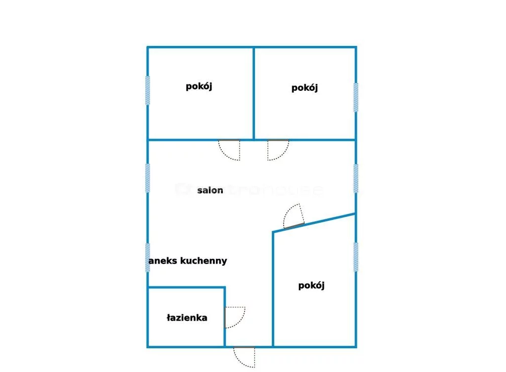 4 pokoje, mieszkanie 100,00 m², piętro 2, oferta nr , WMFUKU518, Łask, Krasickiego