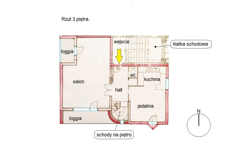 Mieszkanie na sprzedaż, 169,00 m², 5 pokoi, 3 piętro, oferta nr SMPADA909