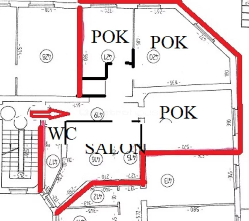 5 pokoi, mieszkanie 99,90 m², piętro 3, oferta nr , GEKO889, Poznań, Św. Łazarz, Łazarz, Głogowska