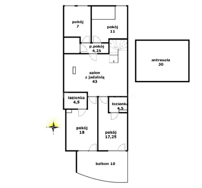 5 pokoi, mieszkanie 139,50 m², piętro 2, oferta nr , GUFI958, Ustka, Grunwaldzka