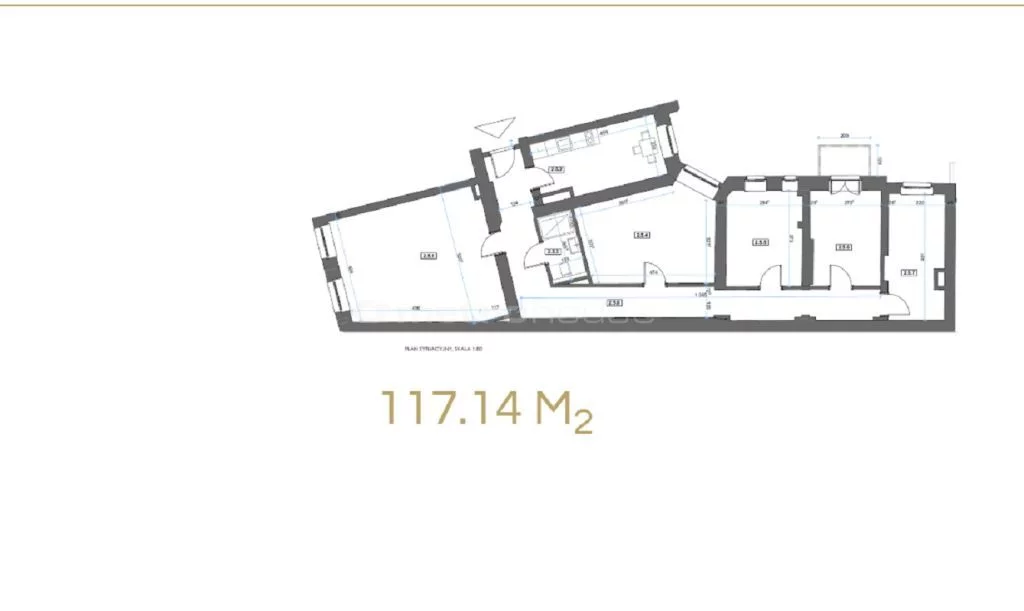 5 pokoi, mieszkanie 117,14 m², piętro 2, oferta nr , SMNAKU807, Poznań
