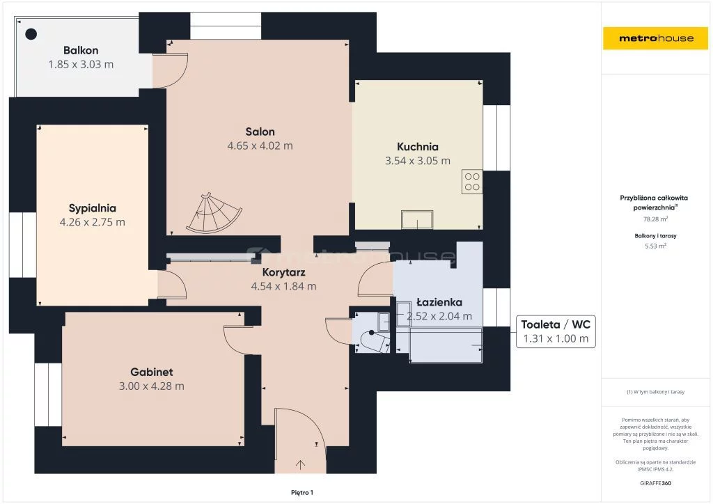 5 pokoi, mieszkanie 123,06 m², piętro 3, oferta nr , SMLACE890, Gliwice, Śródmieście, Śródmieście, Zygmunta Starego