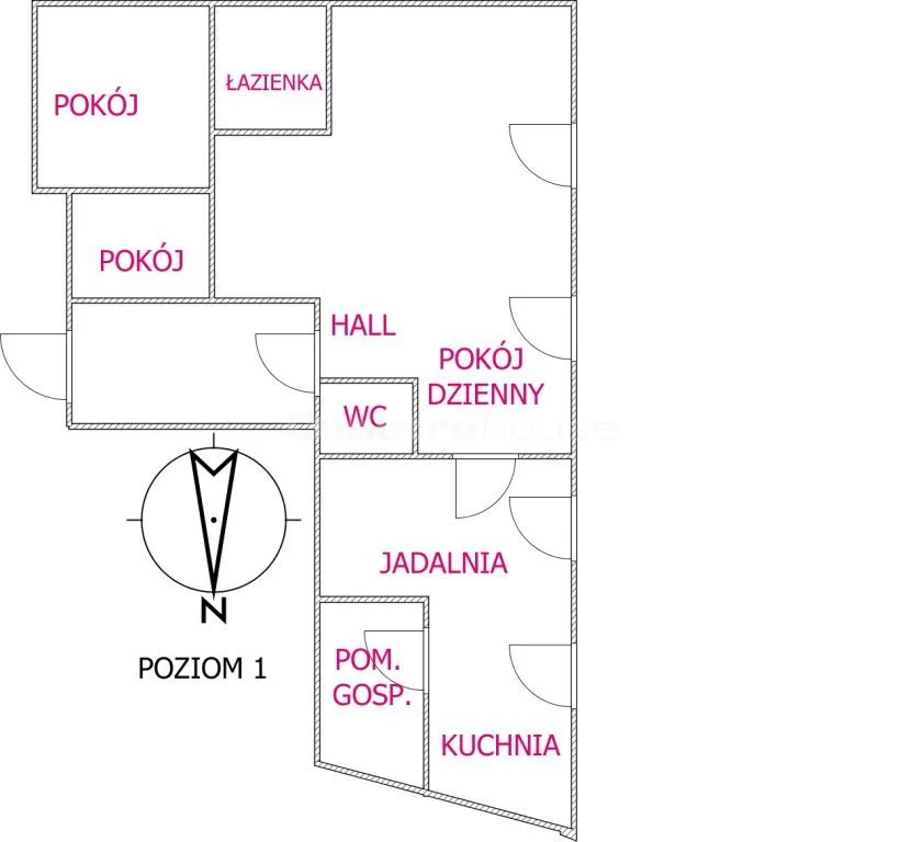 5 pokoi, mieszkanie 175,00 m², piętro 3, oferta nr , WMMOGE863, Warszawa, Praga Południe, Praga Południe