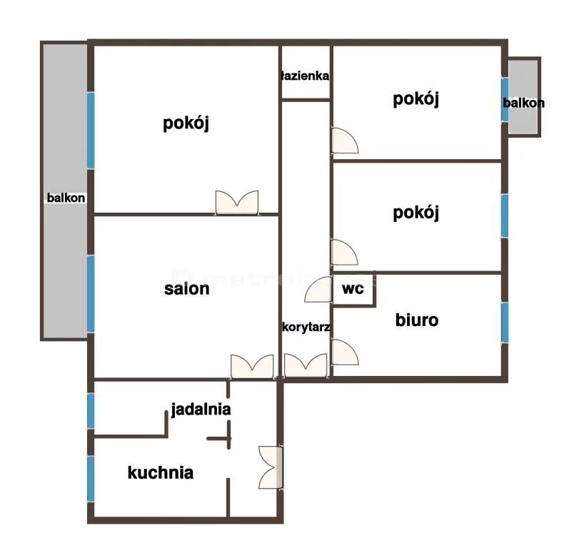 6 pokoi, mieszkanie 161,54 m², piętro 2, oferta nr , SMCAPO857, Kielce, Centrum, Sienkiewicza