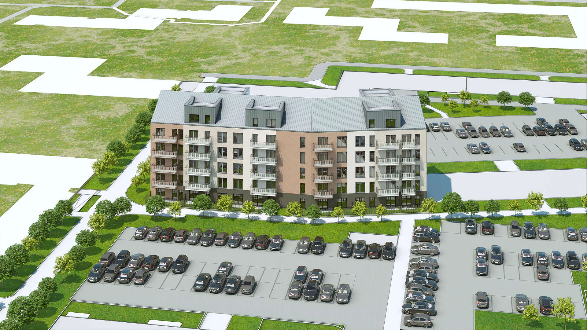 Wirtualna makieta 3D mieszkania 51.05 m², D163