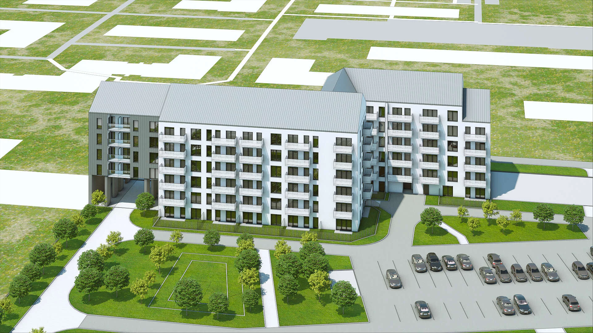 Wirtualna makieta 3D mieszkania 39.8 m², K182