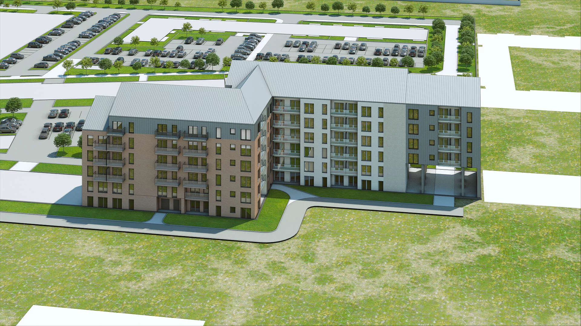 Wirtualna makieta 3D mieszkania 40.81 m², K166
