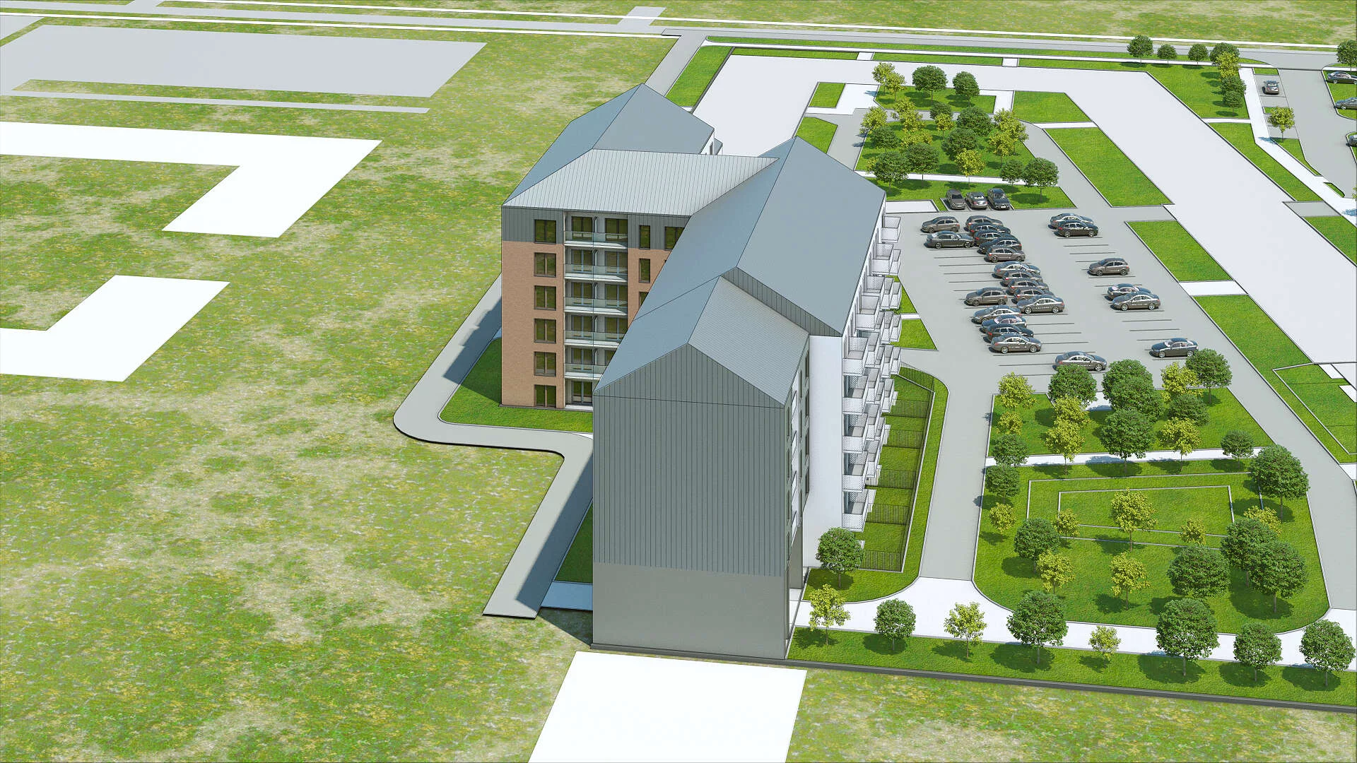 Wirtualna makieta 3D mieszkania 64.36 m², L192