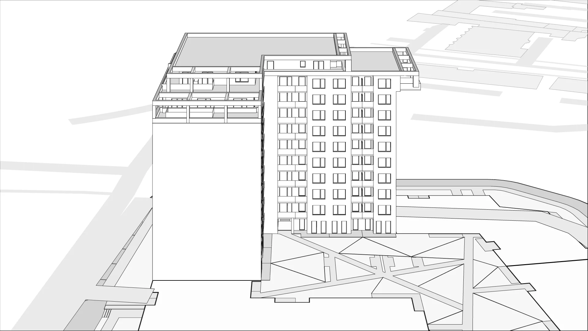Wirtualna makieta 3D apartamentu 40.49 m², A1.0.6