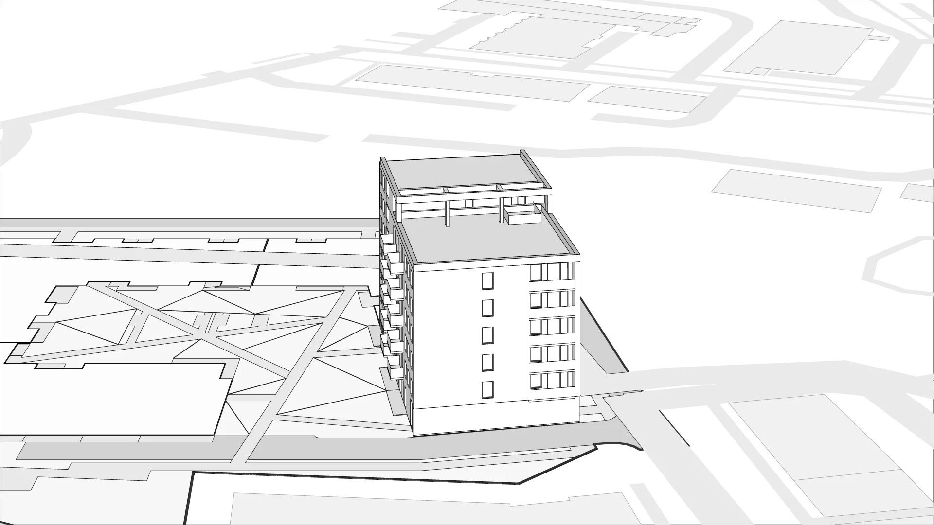 Wirtualna makieta 3D apartamentu 39.92 m², B2.0.3