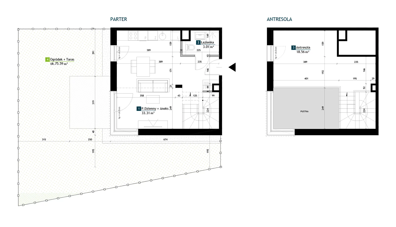 1 pokój, mieszkanie 54,88 m², parter, oferta nr AC0003, Viva Cité etap II, Warszawa, Bemowo, Chrzanów, ul. Podgrodzie