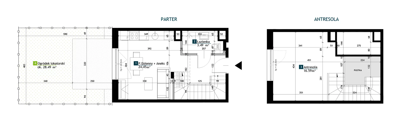 1 pokój, mieszkanie 44,53 m², parter, oferta nr BH0003, Viva Cité, Warszawa, Bemowo, Chrzanów, ul. Podgrodzie