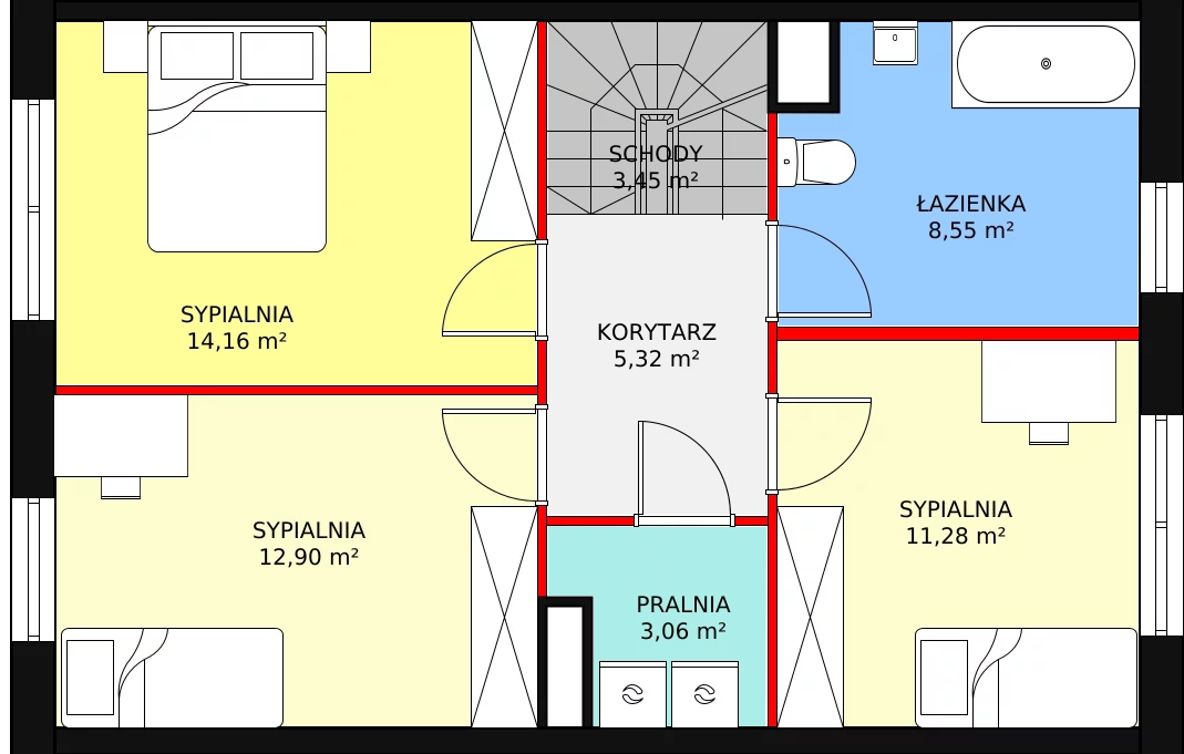 Dom 153,76 m², oferta nr a23L2, Ogrody Wojszyce, Wrocław, Wojszyce, Krzyki, ul. Adama Kopycińskiego