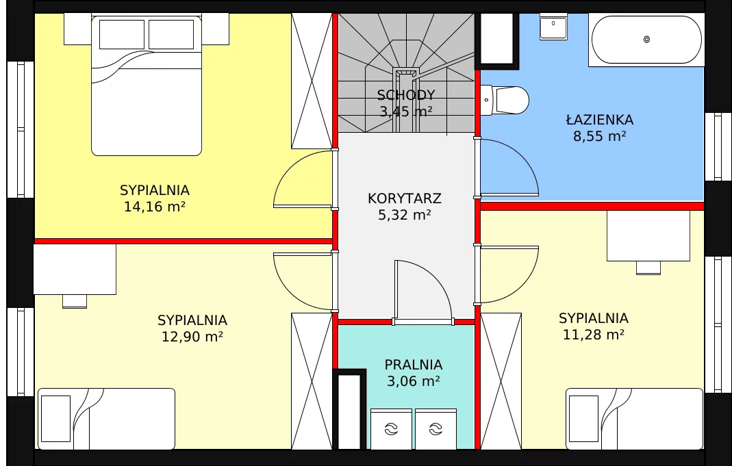 Dom 153,00 m², oferta nr a25L2, Ogrody Wojszyce, Wrocław, Wojszyce, Krzyki, ul. Adama Kopycińskiego