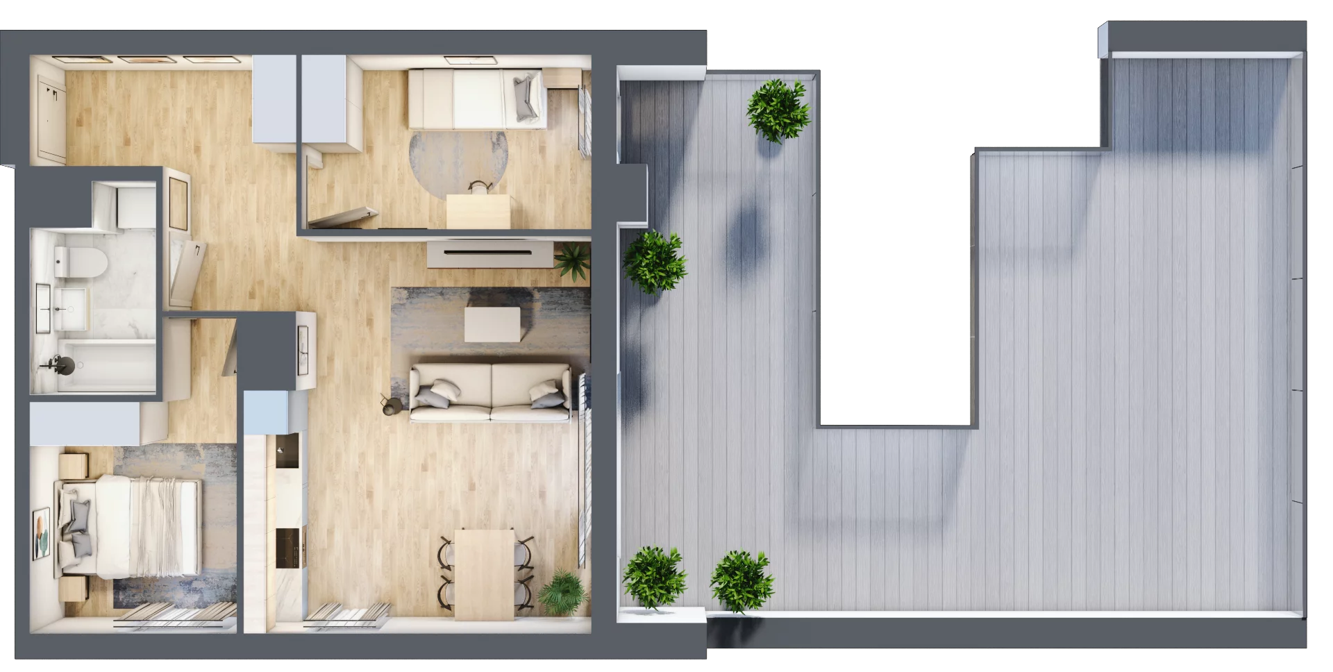3 pokoje, mieszkanie 57,57 m², piętro 9, oferta nr A/09/109 , Unii Lubelskiej Vita, Poznań, Nowe Miasto, Starołęka, ul. Unii Lubelskiej 10