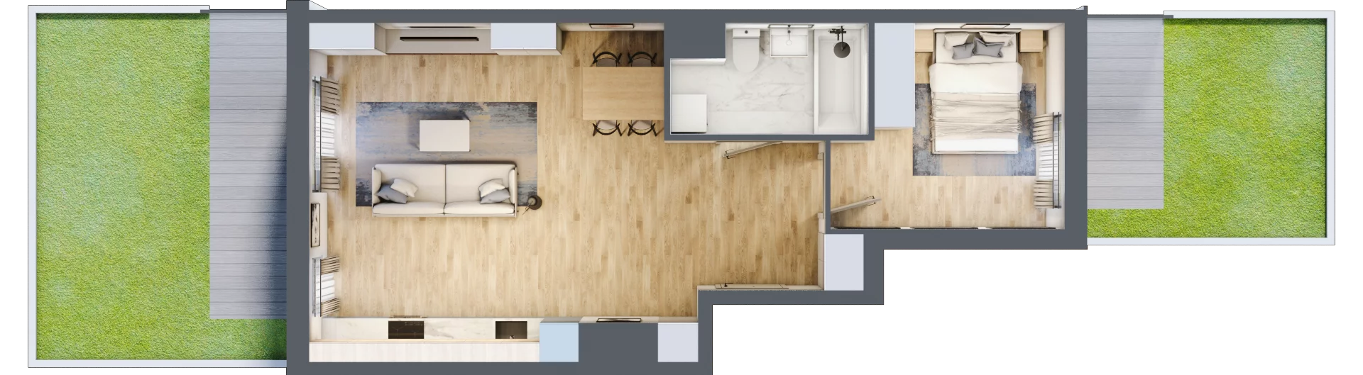 2 pokoje, mieszkanie 49,67 m², parter, oferta nr B/00/151, Unii Lubelskiej Vita, Poznań, Nowe Miasto, Starołęka, ul. Unii Lubelskiej 10