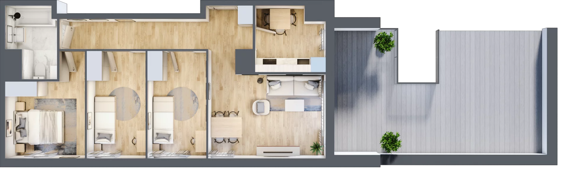 4 pokoje, mieszkanie 72,24 m², piętro 11, oferta nr A/11/131, Unii Lubelskiej Vita, Poznań, Nowe Miasto, Starołęka, ul. Unii Lubelskiej 10