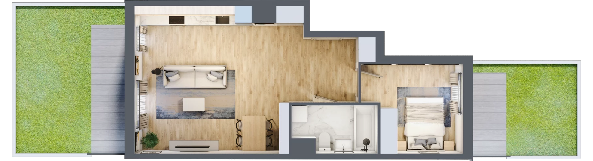 2 pokoje, mieszkanie 49,81 m², parter, oferta nr C/00/176, Unii Lubelskiej Vita, Poznań, Nowe Miasto, Starołęka, ul. Unii Lubelskiej 10