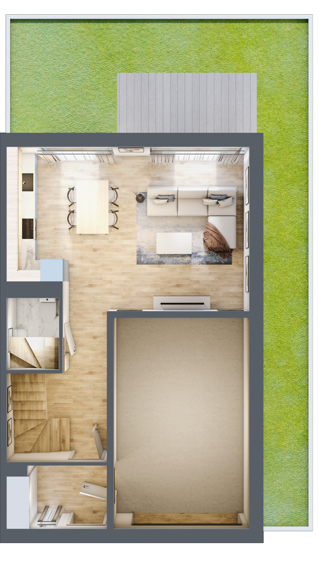 Mieszkanie 181,95 m², parter, oferta nr A10.L1, Rokokowa Vita, Warszawa, Bielany, Huta, Rokokowa 132