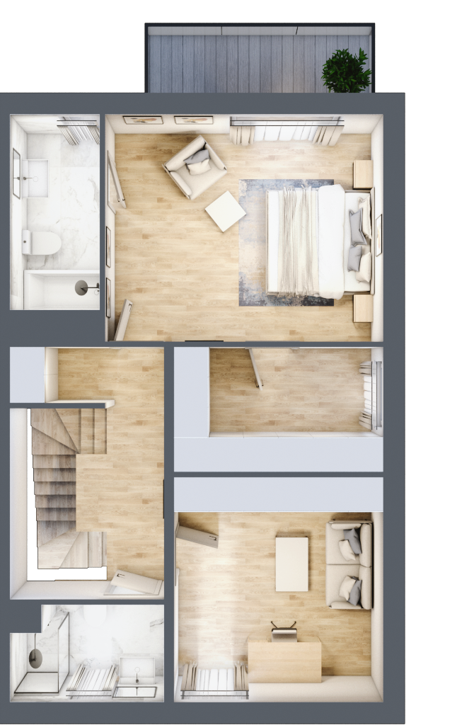 Mieszkanie 181,95 m², parter, oferta nr A21.L1, Rokokowa Vita, Warszawa, Bielany, Huta, Rokokowa 132