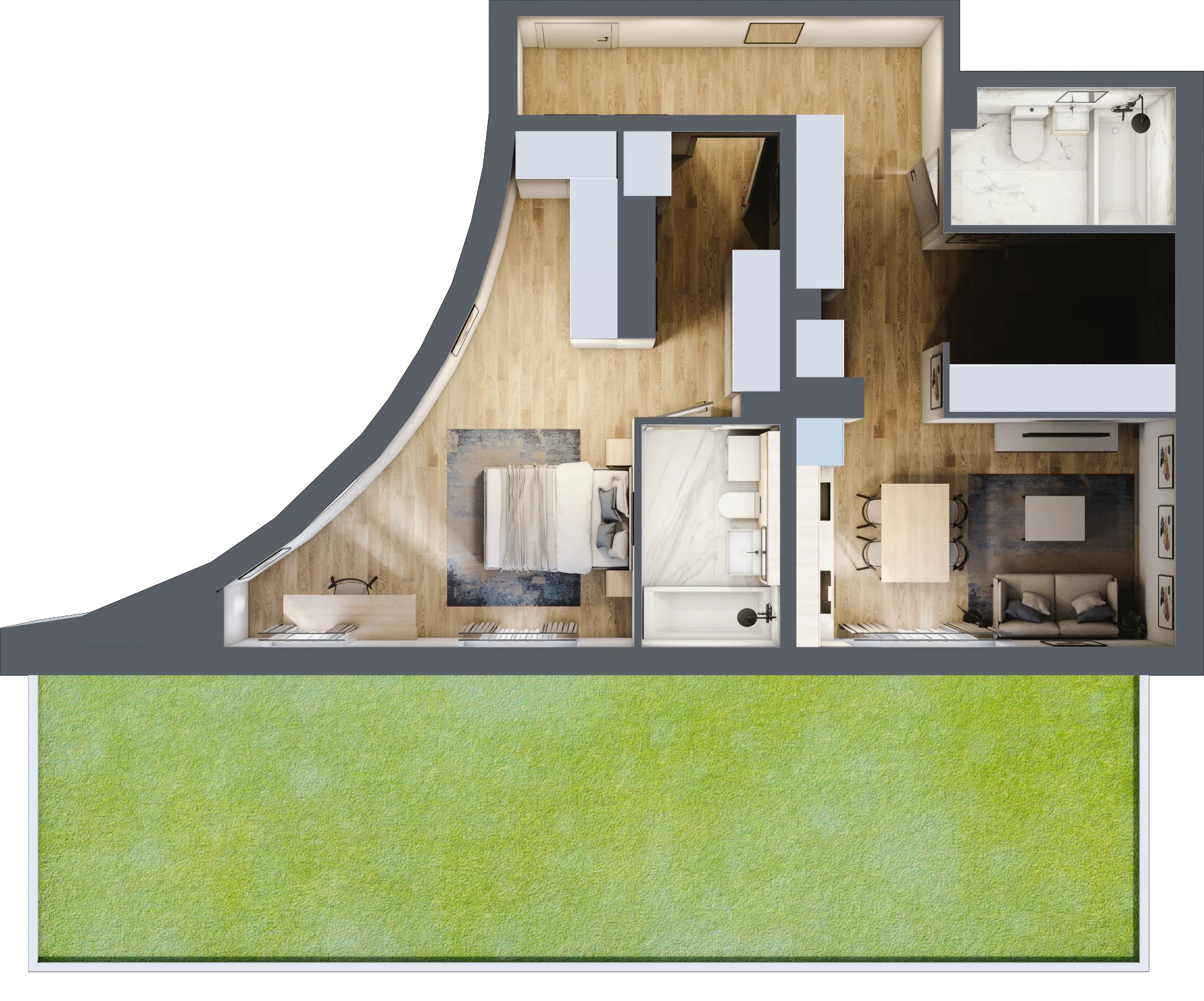 2 pokoje, mieszkanie 68,05 m², parter, oferta nr A01, Traugutta Vita, Wrocław, Przedmieście Oławskie, ul. Generała Romualda Traugutta 103