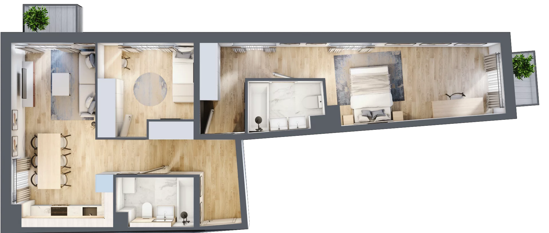 3 pokoje, mieszkanie 73,11 m², piętro 2, oferta nr A27, Traugutta Vita, Wrocław, Przedmieście Oławskie, ul. Generała Romualda Traugutta 103