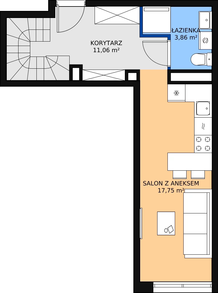 Zalety mieszkania 50.34 m², A48
