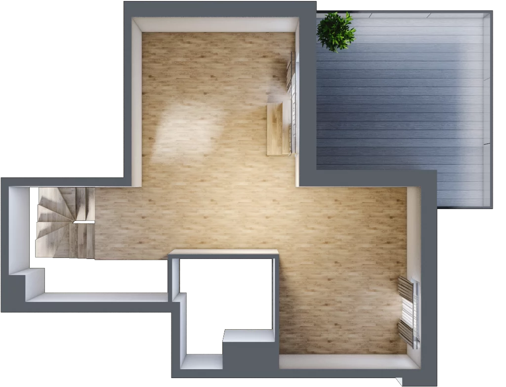 4 pokoje, mieszkanie 87,81 m², piętro 3, oferta nr B2.03.29, Południe Vita etap III, Gdańsk, Orunia Górna-Gdańsk Południe, ul. Kazimierza Wielkiego 
