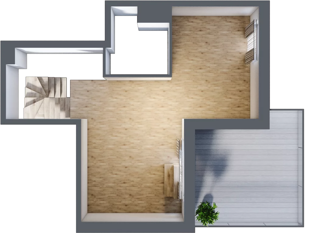 4 pokoje, mieszkanie 86,12 m², piętro 3, oferta nr E1.03.31, Południe Vita etap III, Gdańsk, Orunia Górna-Gdańsk Południe, ul. Kazimierza Wielkiego 