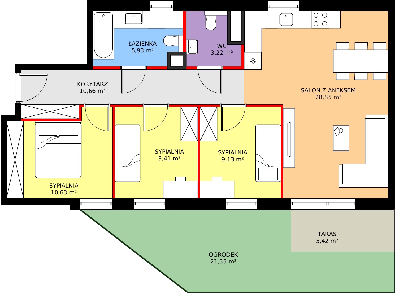 Zalety mieszkania 77.83 m², 008/8