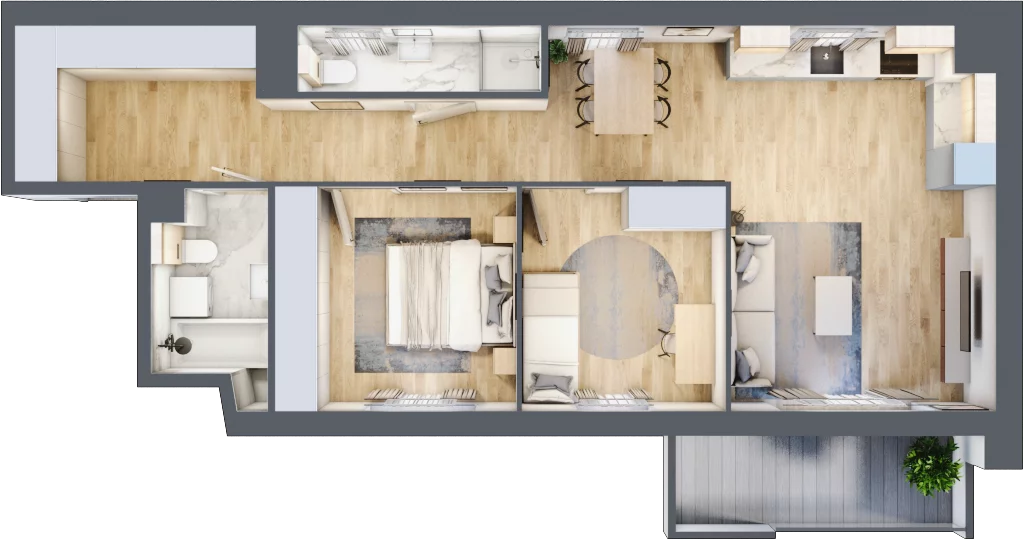 3 pokoje, mieszkanie 68,26 m², piętro 5, oferta nr 100/8, Aleje Praskie VIII, Warszawa, Praga Południe, Kamionek, ul. Podskarbińska