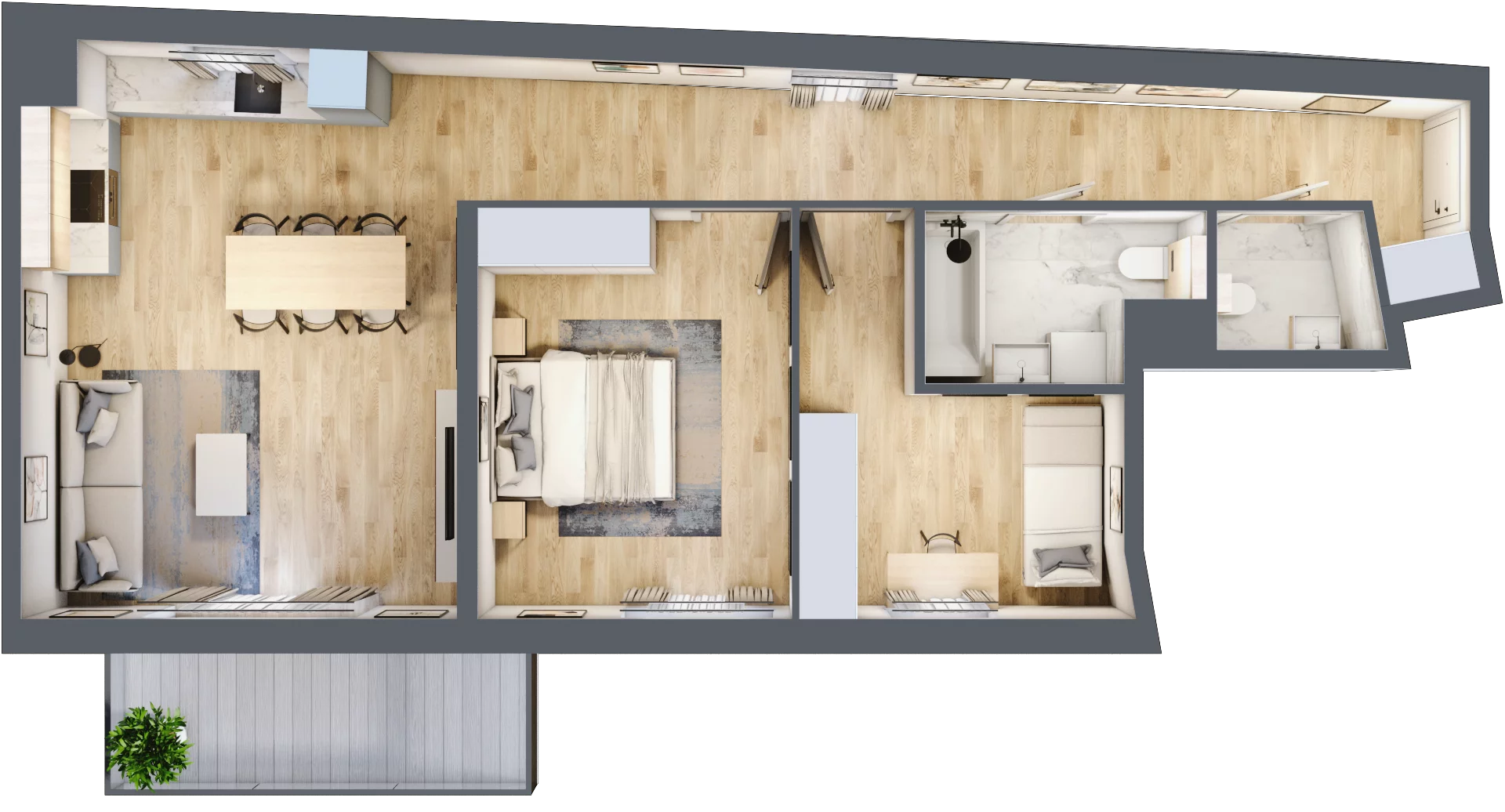 3 pokoje, mieszkanie 71,74 m², piętro 1, oferta nr 107/8, Aleje Praskie VIII, Warszawa, Praga Południe, Kamionek, ul. Podskarbińska