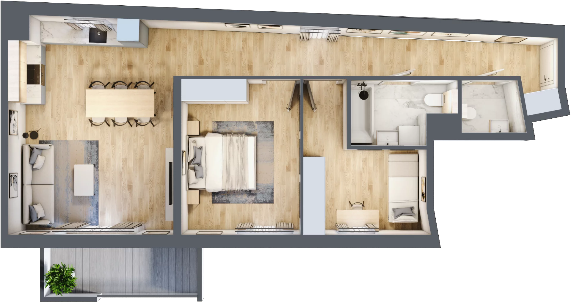 3 pokoje, mieszkanie 71,74 m², piętro 2, oferta nr 114/8, Aleje Praskie VIII, Warszawa, Praga Południe, Kamionek, ul. Podskarbińska
