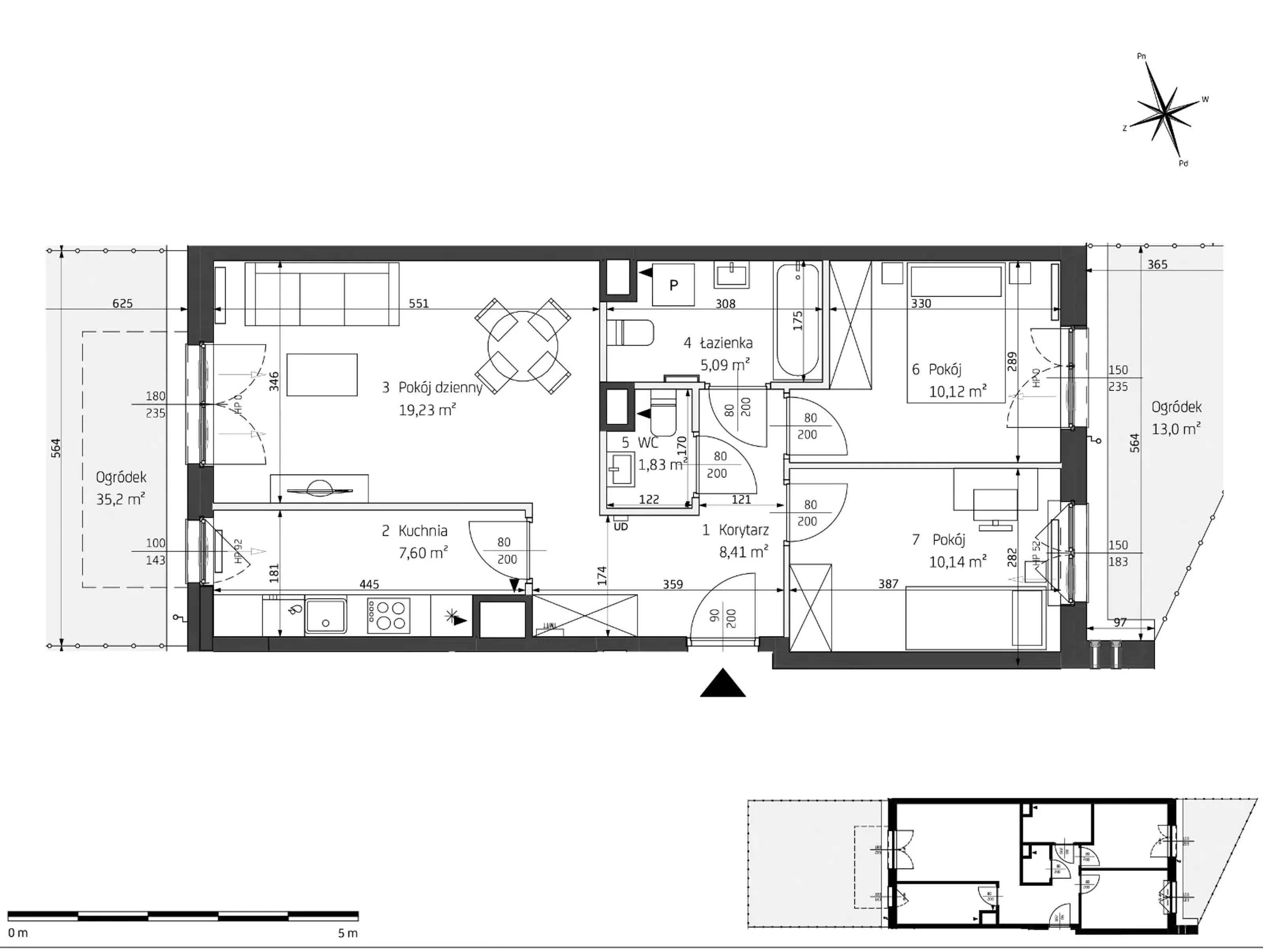 3 pokoje, mieszkanie 62,42 m², parter, oferta nr B4/0/C78, Bemowo Vita, Warszawa, Bemowo, Chrzanów, ul. Szeligowska 59