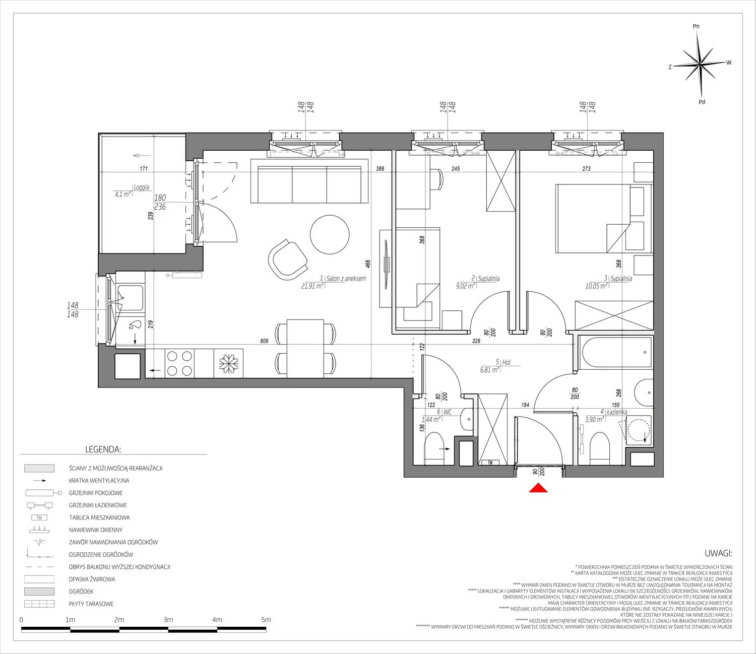 Mieszkanie 53,13 m², piętro 1, oferta nr C/017/M, City Vibe, Kraków, Podgórze, Płaszów, ul. Myśliwska