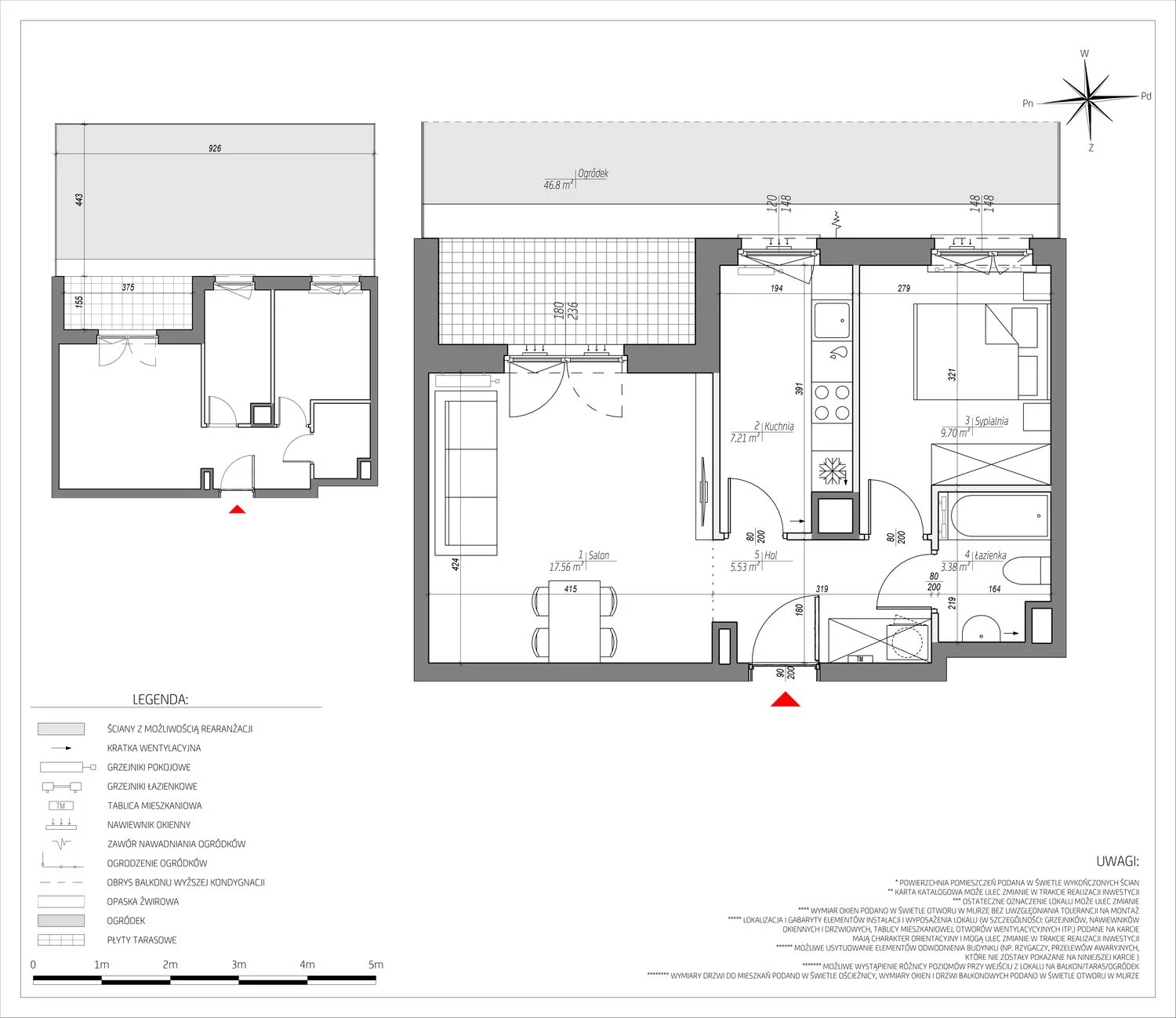 Mieszkanie 43,38 m², parter, oferta nr C/092/M, City Vibe, Kraków, Podgórze, Płaszów, ul. Myśliwska