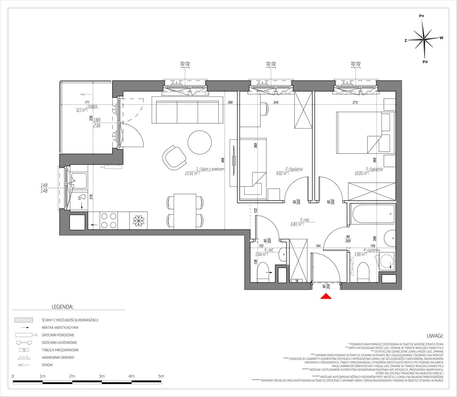 Mieszkanie 53,13 m², piętro 1, oferta nr D/017/M, City Vibe, Kraków, Podgórze, Płaszów, ul. Myśliwska