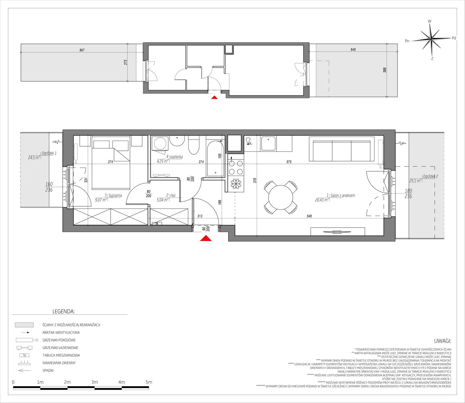 2 pokoje, mieszkanie 38,79 m², parter, oferta nr D/056/M, City Vibe, Kraków, Podgórze, Płaszów, ul. Myśliwska