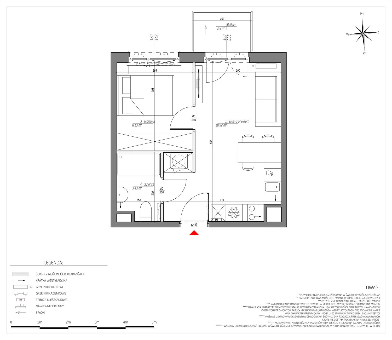 2 pokoje, mieszkanie 30,48 m², piętro 1, oferta nr D/076/M, City Vibe, Kraków, Podgórze, Płaszów, ul. Myśliwska