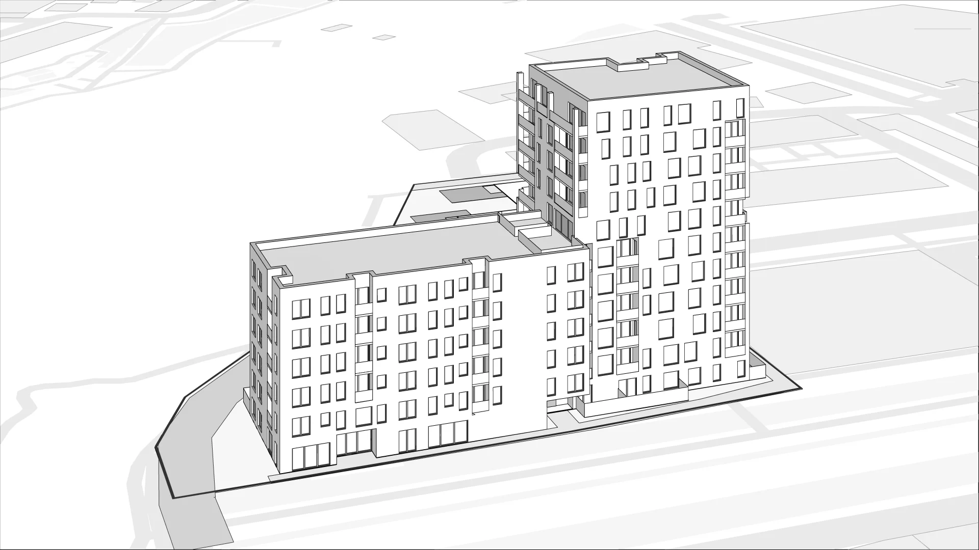 Wirtualna makieta 3D mieszkania 60.48 m², 4/52.