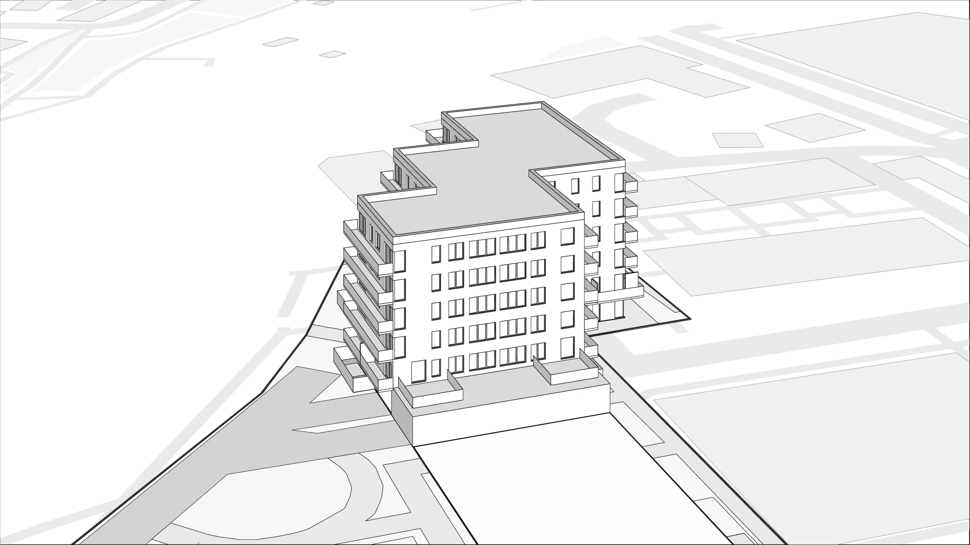 Wirtualna makieta 3D mieszkania 43.36 m², 4A/40.