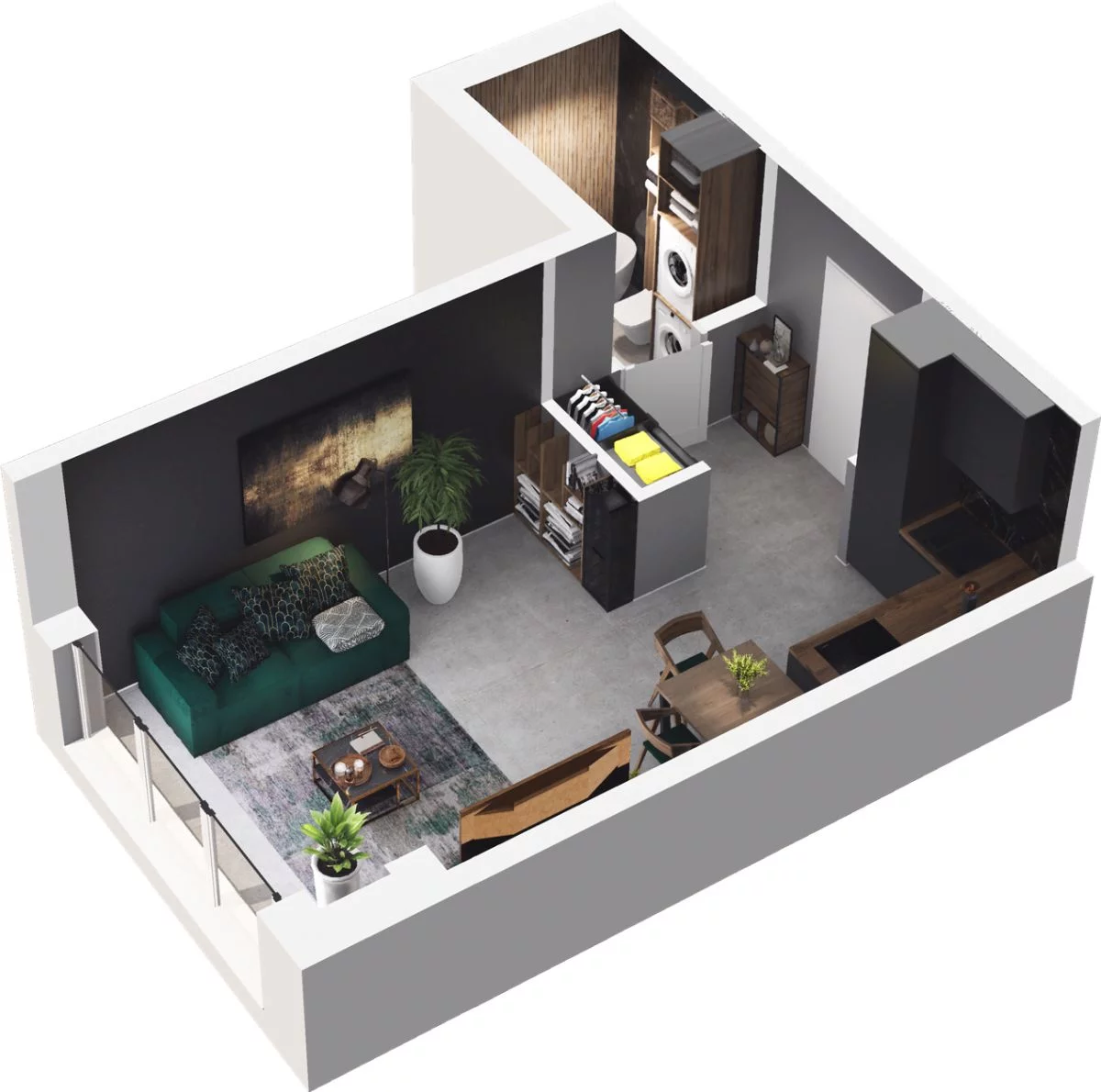 1 pokój, mieszkanie 28,31 m², piętro 17, oferta nr CP/R7/176, Centralpark, Gdańsk, Piecki-Migowo, Morena, ul. Franciszka Rakoczego