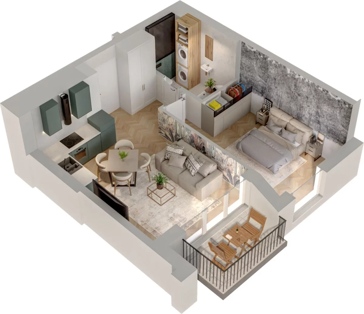 2 pokoje, mieszkanie 39,50 m², piętro 2, oferta nr WL/D33/18, Wiczlino Lyceum, Gdynia, Chwarzno-Wiczlino, Wiczlino, ul. Danusi 31 