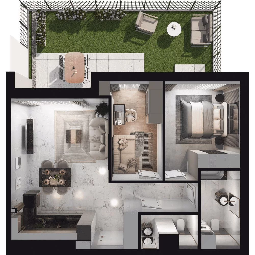 3 pokoje, mieszkanie 59,93 m², parter, oferta nr WL/ZB7/10, Wiczlino Lyceum, Gdynia, Chwarzno-Wiczlino, Wiczlino, ul. Danusi 31 