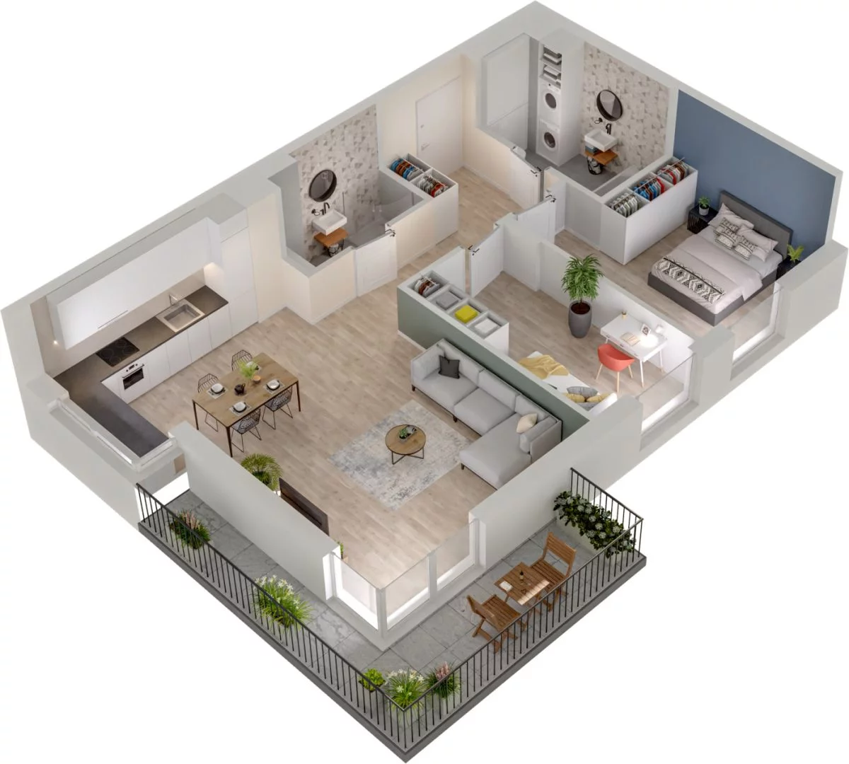 3 pokoje, mieszkanie 72,66 m², piętro 1, oferta nr WO/P33/19, Wiszące Ogrody, Gdańsk, Jasień, Kiełpinek, ul. Przytulna