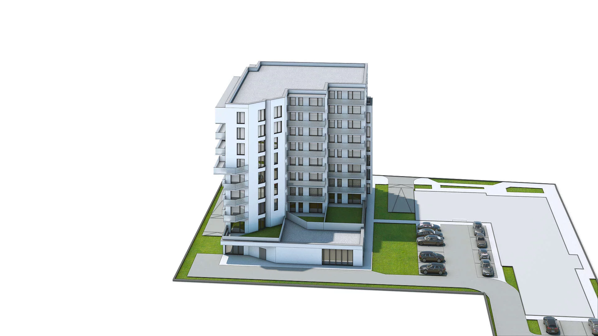 Wirtualna makieta 3D mieszkania 51.17 m², B29