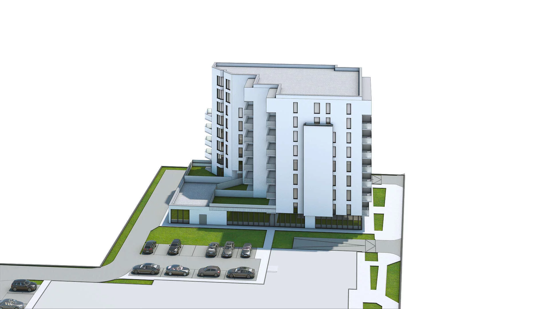 Wirtualna makieta 3D apartamentu 58.71 m², B58